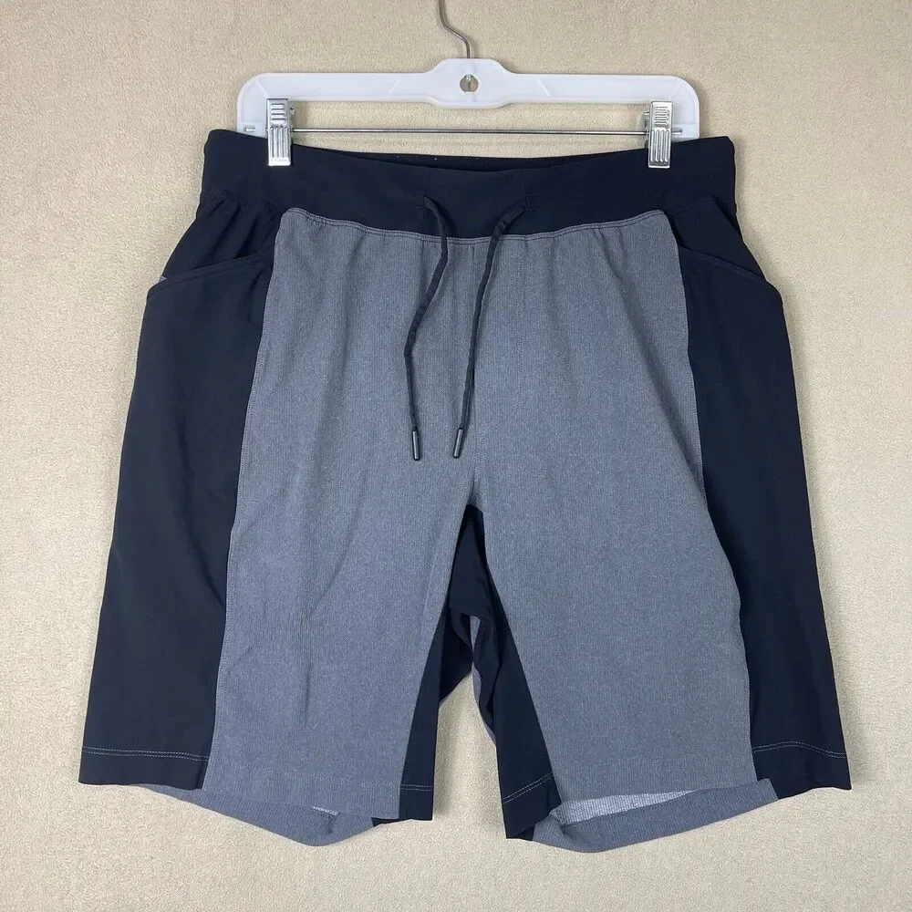 Lululemon Shorts Mens Large‎ Gray Workout Outdoor Beach Short Adult